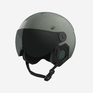 WEDZE Casco sci bambino 500 verde scuro