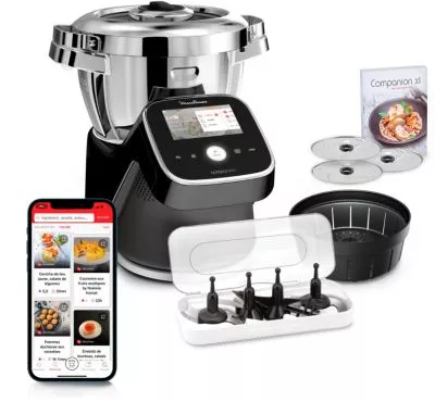 Robot multifonction MOULINEX I Companion Touch Pro XL Noir HF93D810
