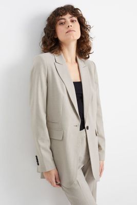 Long business blazer - regular fit - mix & match