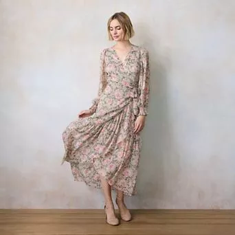 Women's LC Lauren Conrad Long Wrap Maxi Dress