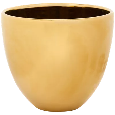 Květináč zlaté barvy