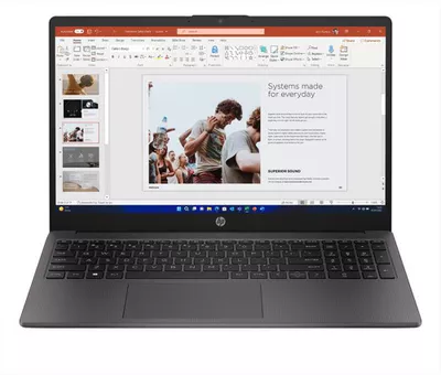 HP - Notebook 250 G10 da 15,6" Intel Core i3 8GB RAM-Argento cenere scuro