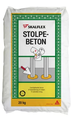 Skalflex, Stolpebeton, 20 kg