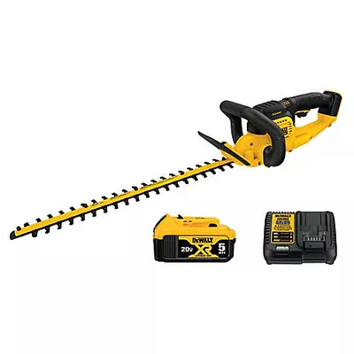 DEWALT 22 in. 20V Max Cordless Hedge Trimmer, Battery and Charger Included