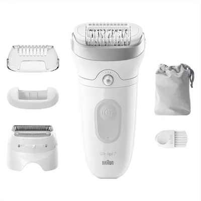 BRAUN - Epilatore SILK-ÉPIL 7 7-041-BIANCO/ARGENTO