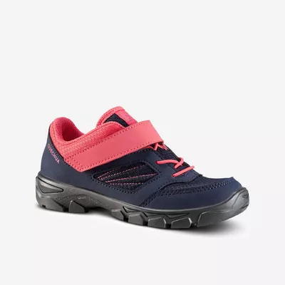 QUECHUA Wanderschuhe Kinder Gr.24–34 mit Klettverschluss Wandern - NH100 rosa