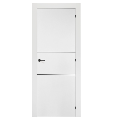 PUERTA INTERIOR EN BLOCK VT2 N LACADA BLANCA CIEGA 60.5CM DERECHA