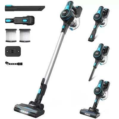 INSE Lightweight Cordless Stick Vacuum Cleaner 25kPa with  45min Runtime for Carpet Floor Pet Hair N520