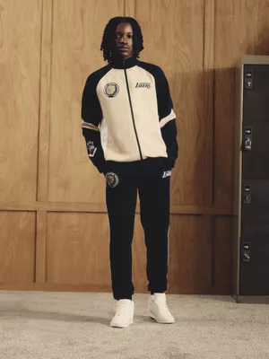 Sudadera de cuello chimenea de los LA Lakers, NBA