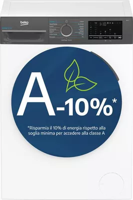 BEKO - Lavatrice BMWEU10147DA 10Kg Classe A-Antracite, Bianco