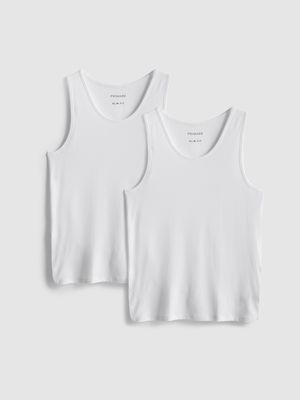 Pack de 2 camisetas sin mangas básicas