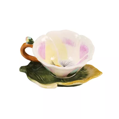 3D Flower Tea Cup and Saucer Assorted