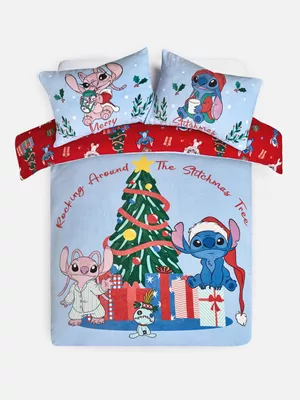 Set de funda nórdica doble navideña de Stitch Disney