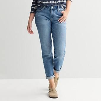 Women's Sonoma Goods For Life® Mid-Rise Relaxed Boyfriend Jeans