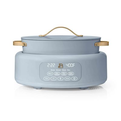 Beautiful 10 in 1 6 Qt Electric Multi-Cooker, Black Sesame by Drew Barrymore