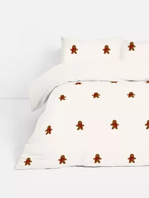 Set de funda nórdica doble de galletas de jengibre