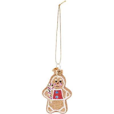 Skleněná vánoční ozdoba