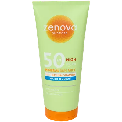 Minerální opalovací mléko Zenova