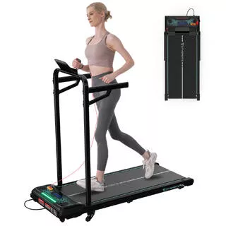 CITYSPORTS Tapis roulant inclinato 13,41%. 440 W, 6,0 km/h, Bluetooth, braccioli rimovibili