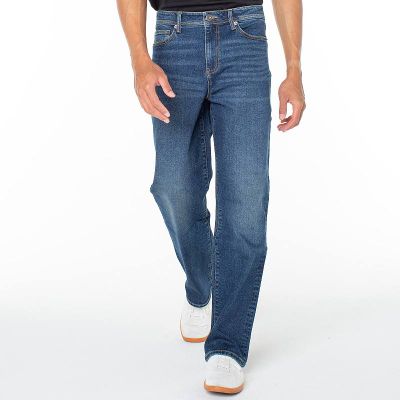 Men's Loose Fit 5-Pocket Stretch Denim Jeans