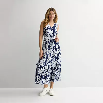 Women's Sonoma Goods For Life® Femme Button Bodice Maxi Dress