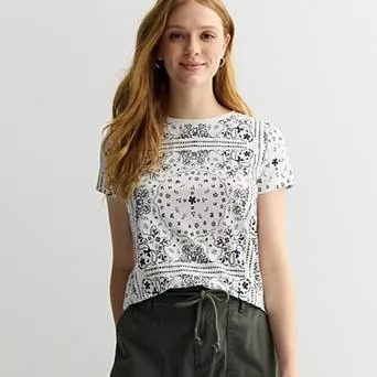 Women's Sonoma Goods For Life® Everyday Short-Sleeve Crew Tee