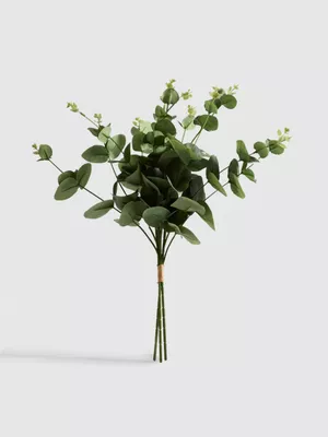 Planta de eucalipto artificial de un solo tallo