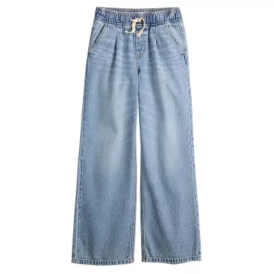 Girls 6-20 SO® Pull-On Pleated Wide Leg Pants in Regular & Plus Size