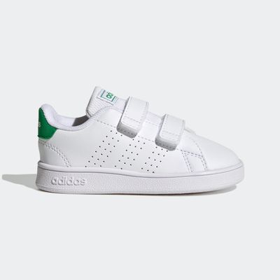 Decathlon | Scarpe da ginnastica ADIDAS baby ADVANTAGE con strap bianco-verde dal 20 al 27 |  Adidas