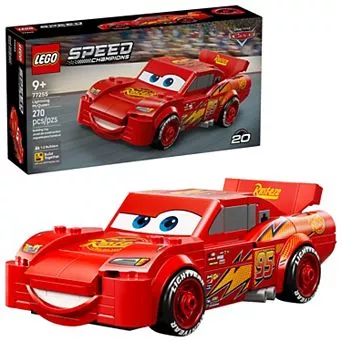 LEGO Speed Champions Lightning McQueen 77255 Building Kit (270 Pieces)