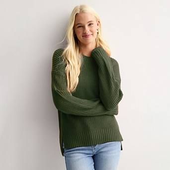 Juniors' SO® Essential Crewneck Pullover Sweater