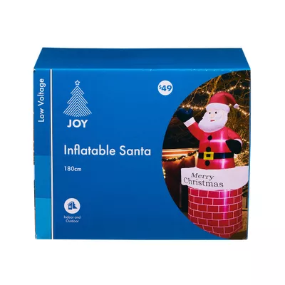 Christmas Low Voltage Inflatable Santa 180cm