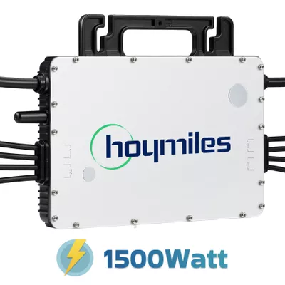 Hoymiles Mikro-Wechselrichter 1500 W HM-1500 für Balkonkraftwerk & PV-Anlagen, IP67 wetterfest, 2 MPPT, Micro Inverter Plug & Play Installation