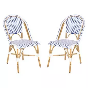 Safavieh 2 pc Salcha Stackable Chair Set - Indoor & Outdoor