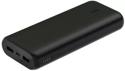 Batterie externe BELKIN 20 000 mAh noir USB-C et USB-A 20W