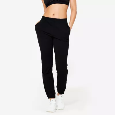 DOMYOS Jogginghose Damen - 100 schwarz