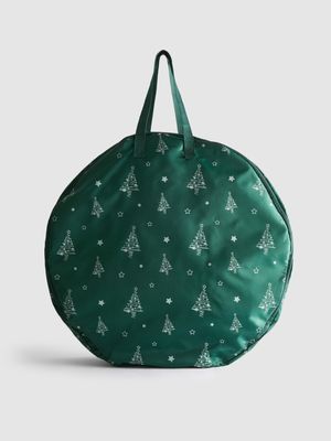 Bolsa con cremallera para coronas de Navidad