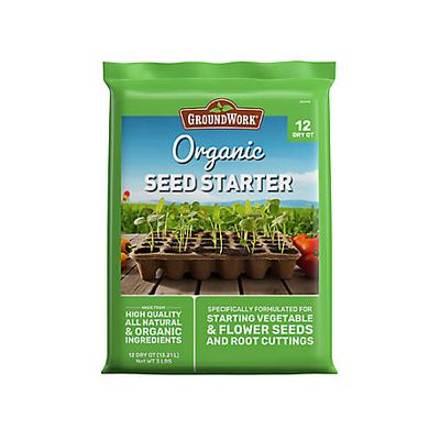 GroundWork Organic Seed Starter Mix, 12 qt.