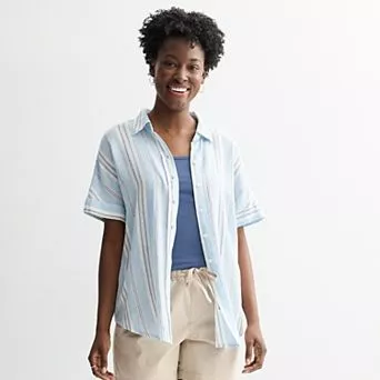 Women's Sonoma Goods For Life® Linen Camp Shirt