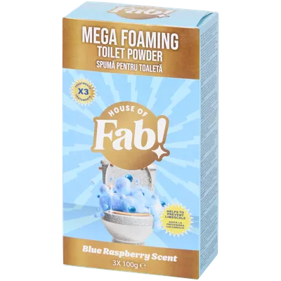 Pěnivý čistič toalety Fabulosa Blue Raspberry