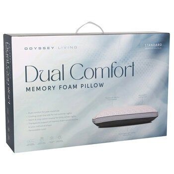 Odyssey Living Dual Comfort Memory Foam Pillow