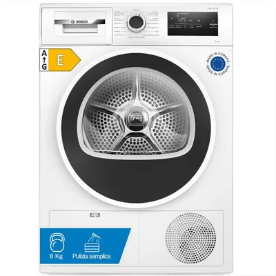 BOSCH - Asciugatrice Serie 4 WTH85208II 8Kg Classe E-Bianco