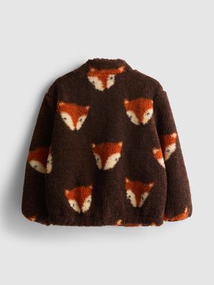 1-9 años | Chaqueta de borrego con cuello chimenea