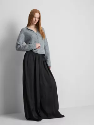 Pantalones de satén anchos de The Edit