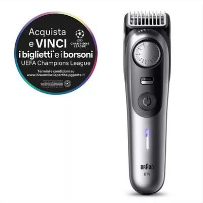 BRAUN - Regolabarba BT 9520-CROMO