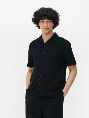 Camisa de punto con botones
