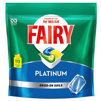 Fairy Platinum Dishwasher Capsules 113 Pack