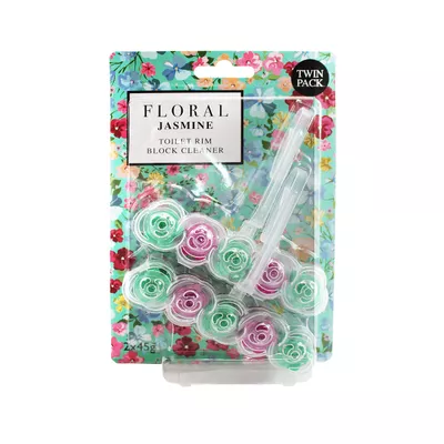 Floral Toilet Rim Cleaner Jasmine 2pk