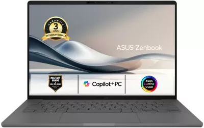 Ordinateur portable ASUS Zenbook UX3407QA-QD479W 14" OLED Snapdragon X 16 Go RAM LPDDR5x SSD 512 Go