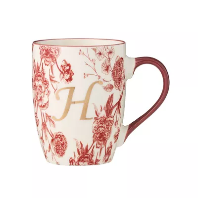 Fleurs d'Automne Mug Monogram K,H,N